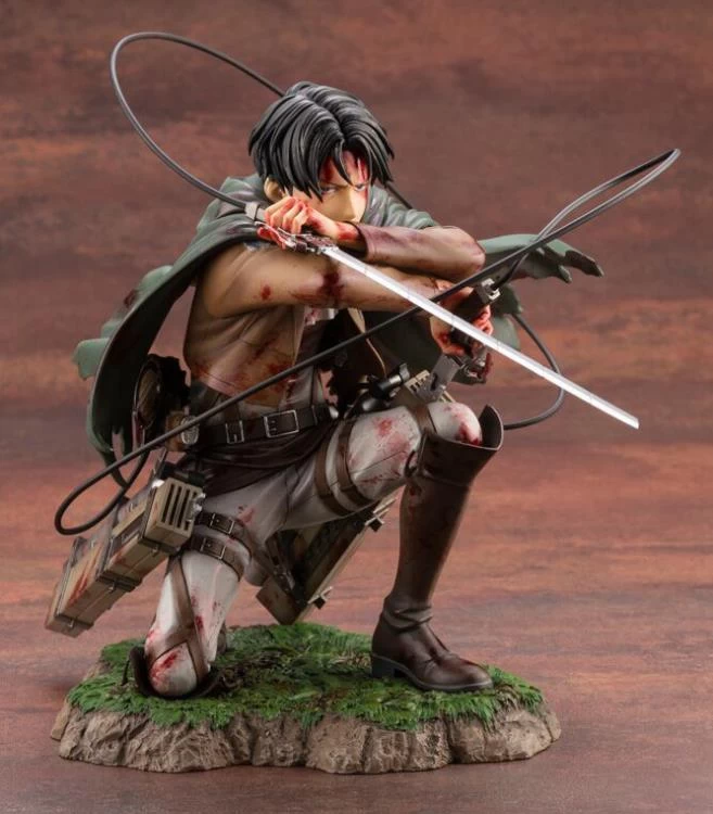 Kotobukiya 1/7 Attack On Titan Levi (Fortitude Ver.) ArtFXJ Scale Statue PP875 3 Kotobukiya 1/7 Attack On Titan Levi (Fortitude Ver.) ArtFXJ Scale Statue PP875 - Image 3