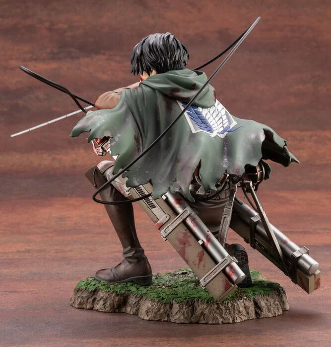 Kotobukiya 1/7 Attack On Titan Levi (Fortitude Ver.) ArtFXJ Scale Statue PP875 7 Kotobukiya 1/7 Attack On Titan Levi (Fortitude Ver.) ArtFXJ Scale Statue PP875 - Image 7