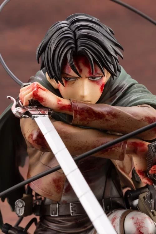 Kotobukiya 1/7 Attack On Titan Levi (Fortitude Ver.) ArtFXJ Scale Statue PP875 8 Kotobukiya 1/7 Attack On Titan Levi (Fortitude Ver.) ArtFXJ Scale Statue PP875 - Image 8