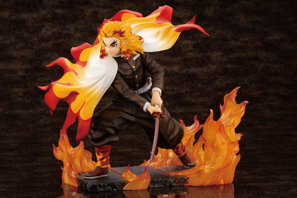 Kotobukiya 1/8 Demon Slayer: Kimetsu No Yaiba Kyoujurou Rengoku (Purgatory Anjuro) ArtFX J Statue PP927 2 Kotobukiya 1/8 Demon Slayer: Kimetsu No Yaiba Kyoujurou Rengoku (Purgatory Anjuro) ArtFX J Statue PP927 - Image 2