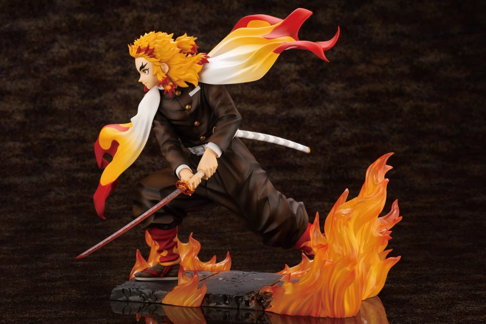 Kotobukiya 1/8 Demon Slayer: Kimetsu No Yaiba Kyoujurou Rengoku (Purgatory Anjuro) ArtFX J Statue PP927 3 Kotobukiya 1/8 Demon Slayer: Kimetsu No Yaiba Kyoujurou Rengoku (Purgatory Anjuro) ArtFX J Statue PP927 - Image 3