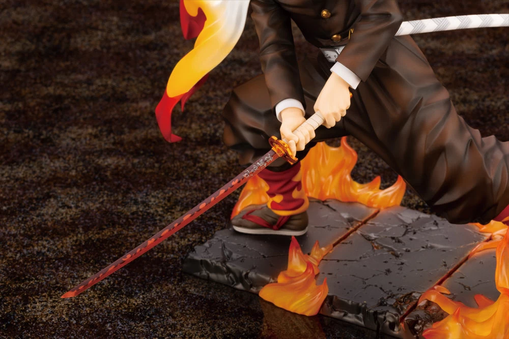 Kotobukiya 1/8 Demon Slayer: Kimetsu No Yaiba Kyoujurou Rengoku (Purgatory Anjuro) ArtFX J Statue PP927 6 Kotobukiya 1/8 Demon Slayer: Kimetsu No Yaiba Kyoujurou Rengoku (Purgatory Anjuro) ArtFX J Statue PP927 - Image 6