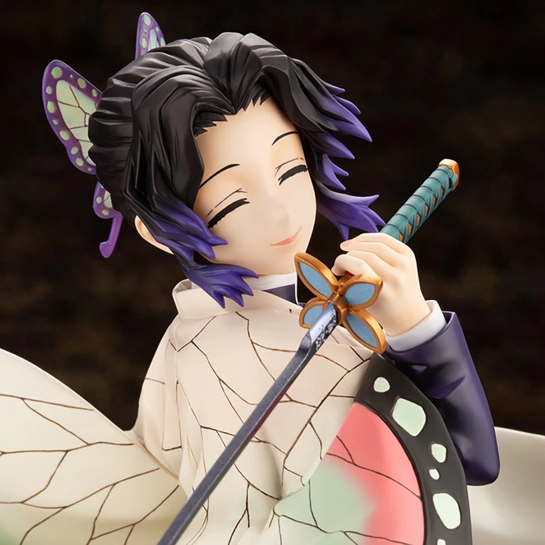 Kotobukiya 1/8 Demon Slayer: Kimetsu No Yaiba Shinobu Kocho ArtFX J Scale Statue PP975 W/ Bonus Face 11 Kotobukiya 1/8 Demon Slayer: Kimetsu No Yaiba Shinobu Kocho ArtFX J Scale Statue PP975 W/ Bonus Face - Image 11