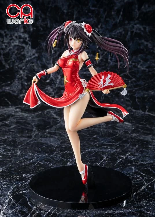 Chara-Ani 1/7 Kurumi Tokisaki: China Dress Ver. (Red Repaint Ver.) Scale Statue Figure 1 Chara-Ani 1/7 Kurumi Tokisaki: China Dress Ver. (Red Repaint Ver.) Scale Statue Figure