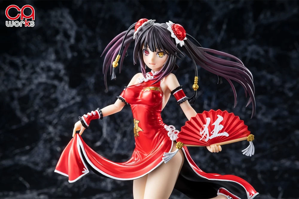 Chara-Ani 1/7 Kurumi Tokisaki: China Dress Ver. (Red Repaint Ver.) Scale Statue Figure 4 Chara-Ani 1/7 Kurumi Tokisaki: China Dress Ver. (Red Repaint Ver.) Scale Statue Figure - Image 4
