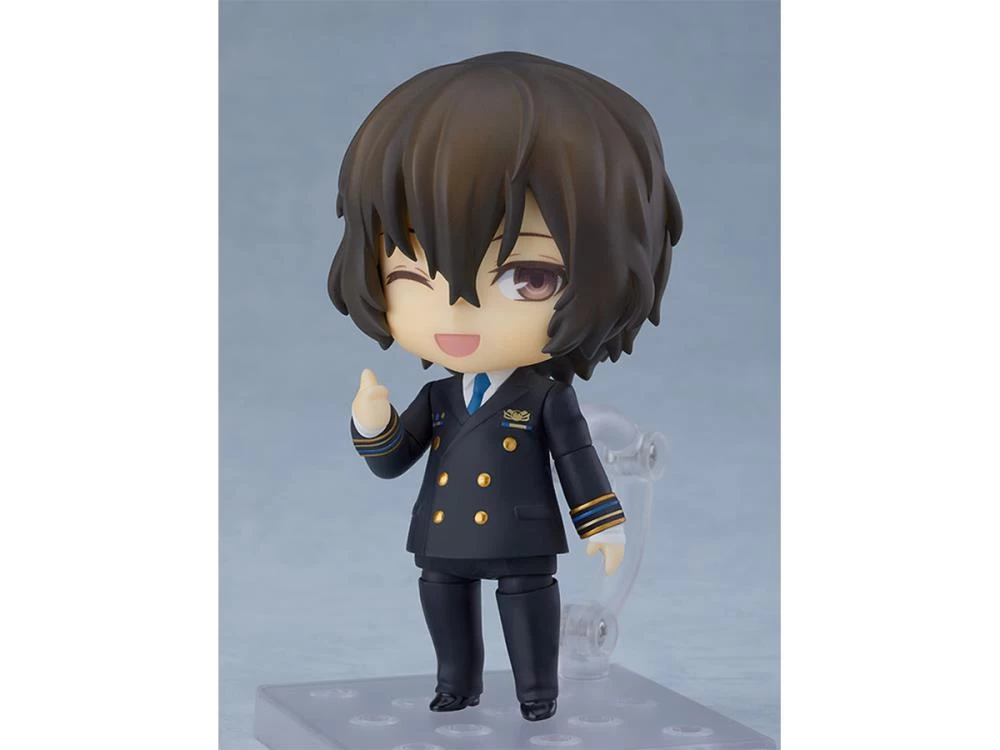 GOOD SMILE COMPANY Nendoroid #1414 Osamu Dazai (Airport Ver.) Bungo Stray Dogs 4 GOOD SMILE COMPANY Nendoroid #1414 Osamu Dazai (Airport Ver.) Bungo Stray Dogs - Image 4