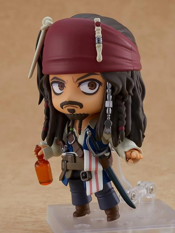 GOOD SMILE COMPANY Nendoroid #1557 Jack Sparrow Pirates Of The Caribbean: On Stranger Tides 4 GOOD SMILE COMPANY Nendoroid #1557 Jack Sparrow Pirates Of The Caribbean: On Stranger Tides - Image 4