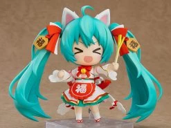 GOOD SMILE COMPANY Nendoroid #1777 Hatsune Miku (Maneki Miku Ver.) Vocaloid Nendoroid -Popmart 4580590127401d