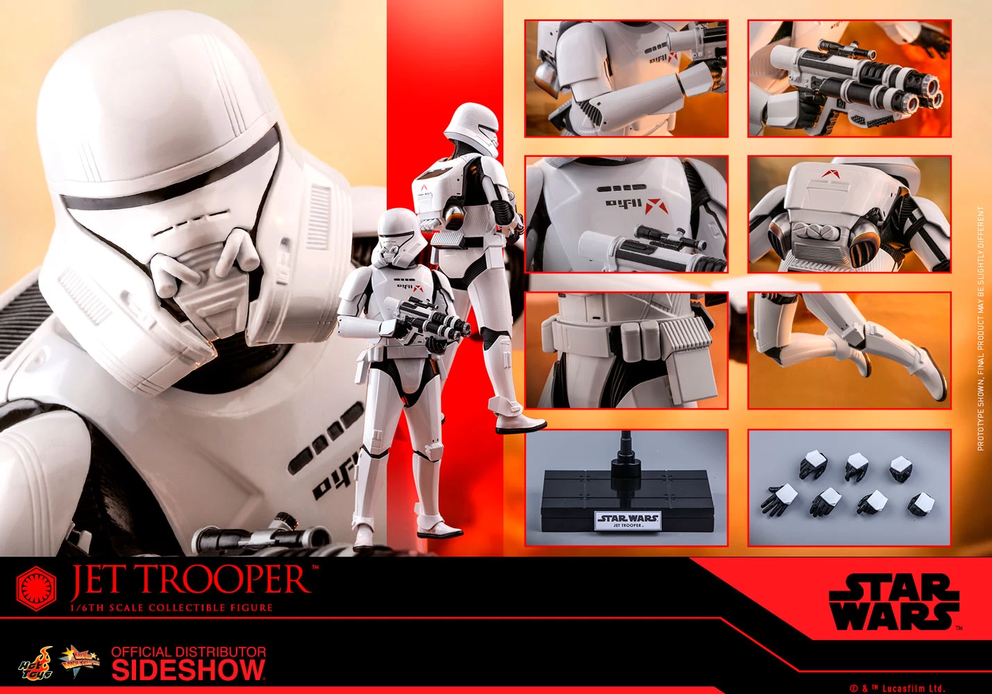 Hot Toys 1/6 Star Wars Episode IX The Rise Of Skywalker Jet Trooper MMS561 Sixth Scale Figure 1 Hot Toys 1/6 Star Wars Episode IX The Rise Of Skywalker Jet Trooper MMS561 Sixth Scale Figure