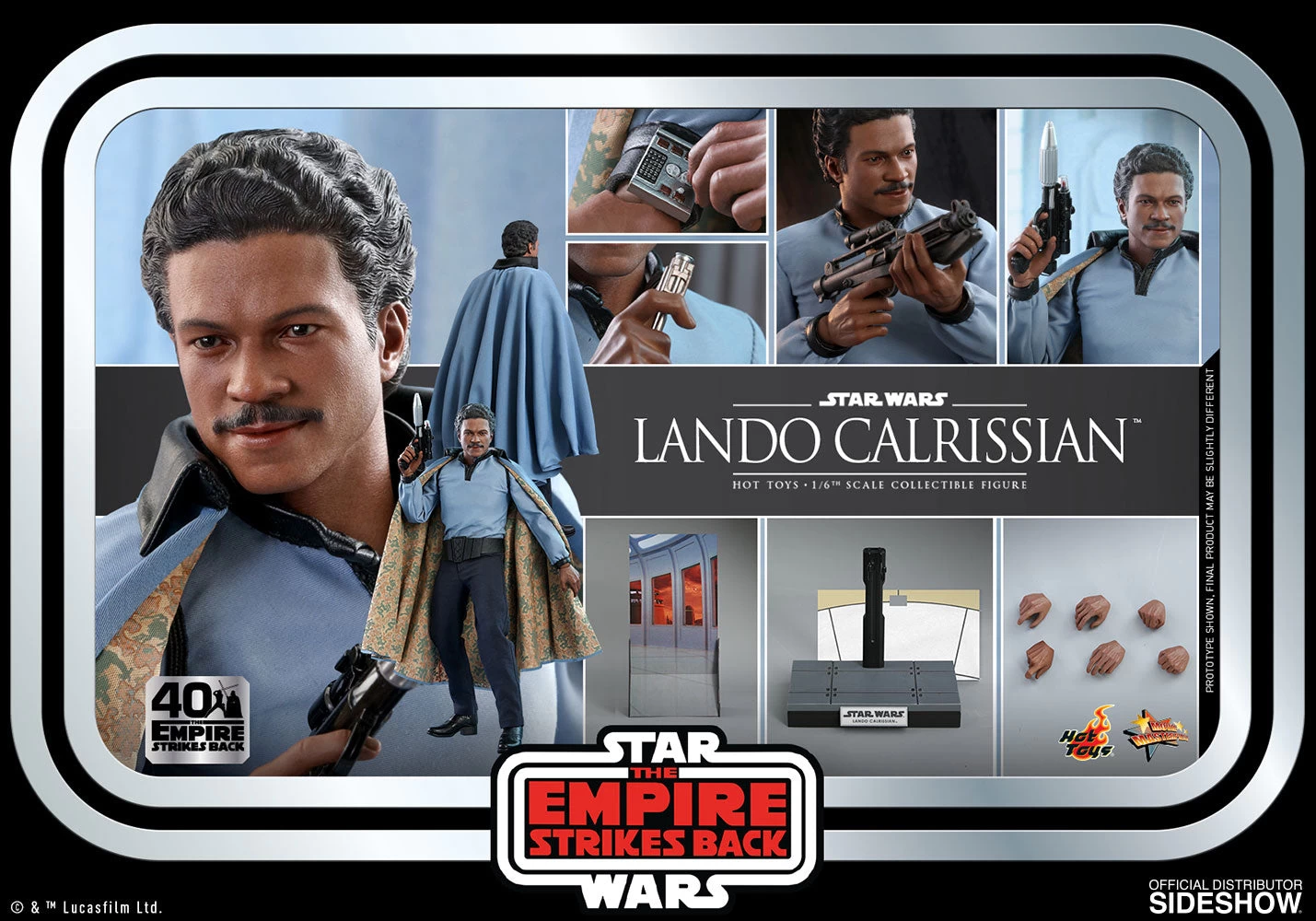 Hot Toys 1/6 Star Wars: Empire Strikes Back 40th Anniversary Lando Calrissian Sixth Scale MMS588 1 Hot Toys 1/6 Star Wars: Empire Strikes Back 40th Anniversary Lando Calrissian Sixth Scale MMS588