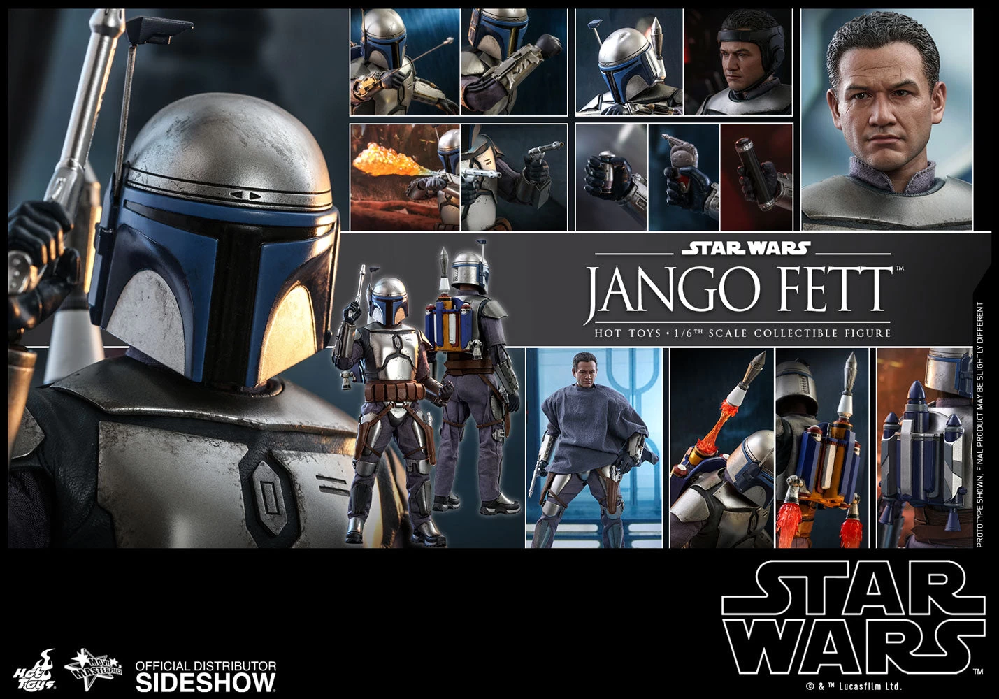 Hot Toys 1/6 Star Wars Episode II: Attack Of The Clones Jango Fett Sixth Scale Figure MMS589 1 Hot Toys 1/6 Star Wars Episode II: Attack Of The Clones Jango Fett Sixth Scale Figure MMS589
