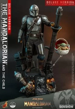Hot Toys 1/4 Star Wars The Mandalorian And The Child (Deluxe) Quarter Scale Figure QS017 5 Hot Toys 1/4 Star Wars The Mandalorian And The Child (Deluxe) Quarter Scale Figure QS017 -Popmart 4895228607041a