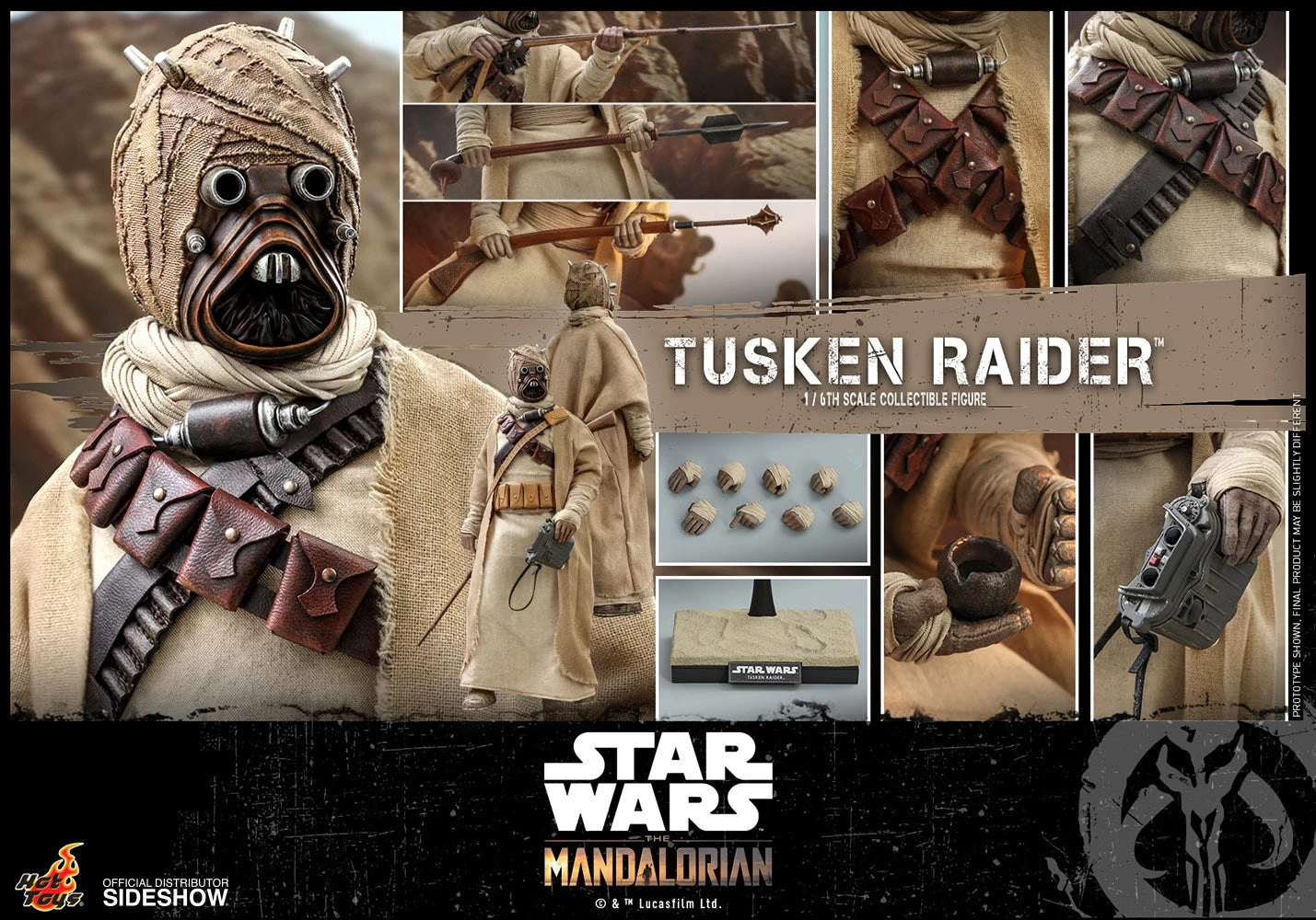 Hot Toys 1/6 Star Wars The Mandalorian Tusken Raider Sixth Scale Figure TMS028 1 Hot Toys 1/6 Star Wars The Mandalorian Tusken Raider Sixth Scale Figure TMS028