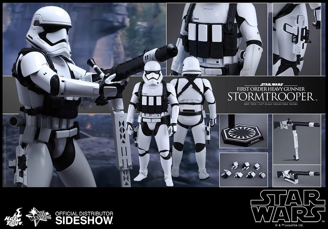 Hot Toys 1/6 First Order Heavy Gunner Stormtrooper Star Wars Episode VII The Force Awakens Sixth Scale Figure MMS318 2 Hot Toys 1/6 First Order Heavy Gunner Stormtrooper Star Wars Episode VII The Force Awakens Sixth Scale Figure MMS318 - Image 2