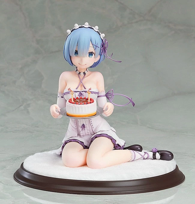 Kadokawa 1/7 RE: Zero Rem Birthday Cake Ver. Scale Statue Figure (Reissue) 2 Kadokawa 1/7 RE: Zero Rem Birthday Cake Ver. Scale Statue Figure (Reissue) - Image 2