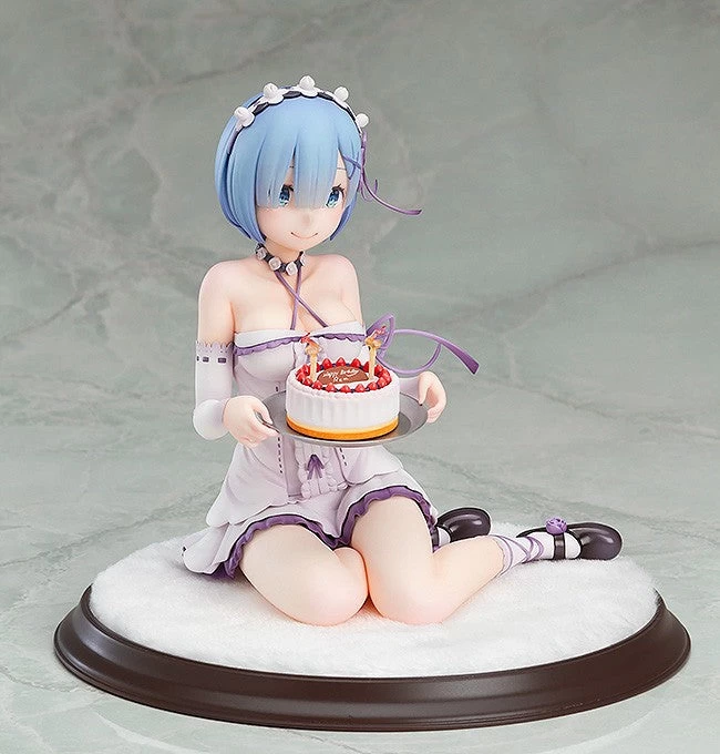 Kadokawa 1/7 RE: Zero Rem Birthday Cake Ver. Scale Statue Figure (Reissue) 4 Kadokawa 1/7 RE: Zero Rem Birthday Cake Ver. Scale Statue Figure (Reissue) - Image 4