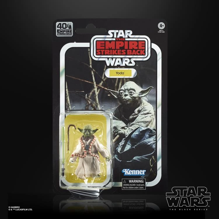 Hasbro Star Wars Black Series 40th Anniversary Empire Strikes Back Yoda 6 Inch Action Figure 3 Hasbro Star Wars Black Series 40th Anniversary Empire Strikes Back Yoda 6 Inch Action Figure - Image 3