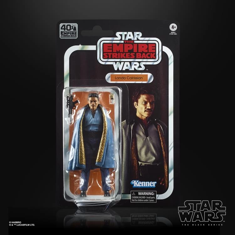 Hasbro Star Wars Black Series 40th Anniversary Empire Strikes Back Lando Carlrissian 6 Inch Action Figure 4 Hasbro Star Wars Black Series 40th Anniversary Empire Strikes Back Lando Carlrissian 6 Inch Action Figure - Image 4