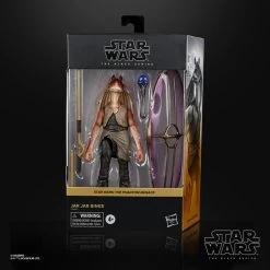 Hasbro Star Wars Black Series #01 The Phantom Menace Jar Jar Binks 6 Inch Action Figure 10 Hasbro Star Wars Black Series #01 The Phantom Menace Jar Jar Binks 6 Inch Action Figure -Popmart 5010993782680e