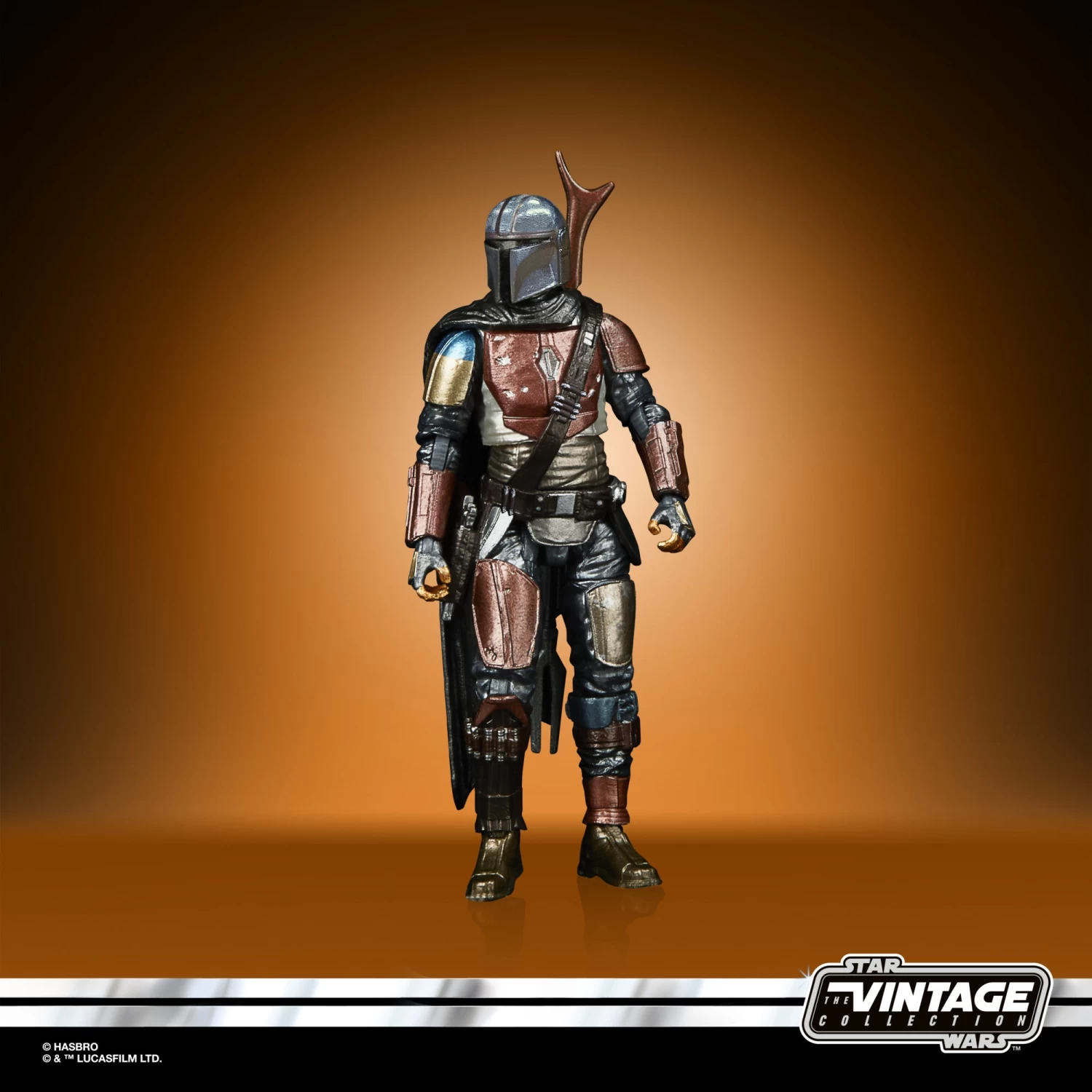 Hasbro Star Wars Vintage Collection The Mandalorian Carbonized F1420 3.75" Action Figure 4 Hasbro Star Wars Vintage Collection The Mandalorian Carbonized F1420 3.75" Action Figure - Image 4