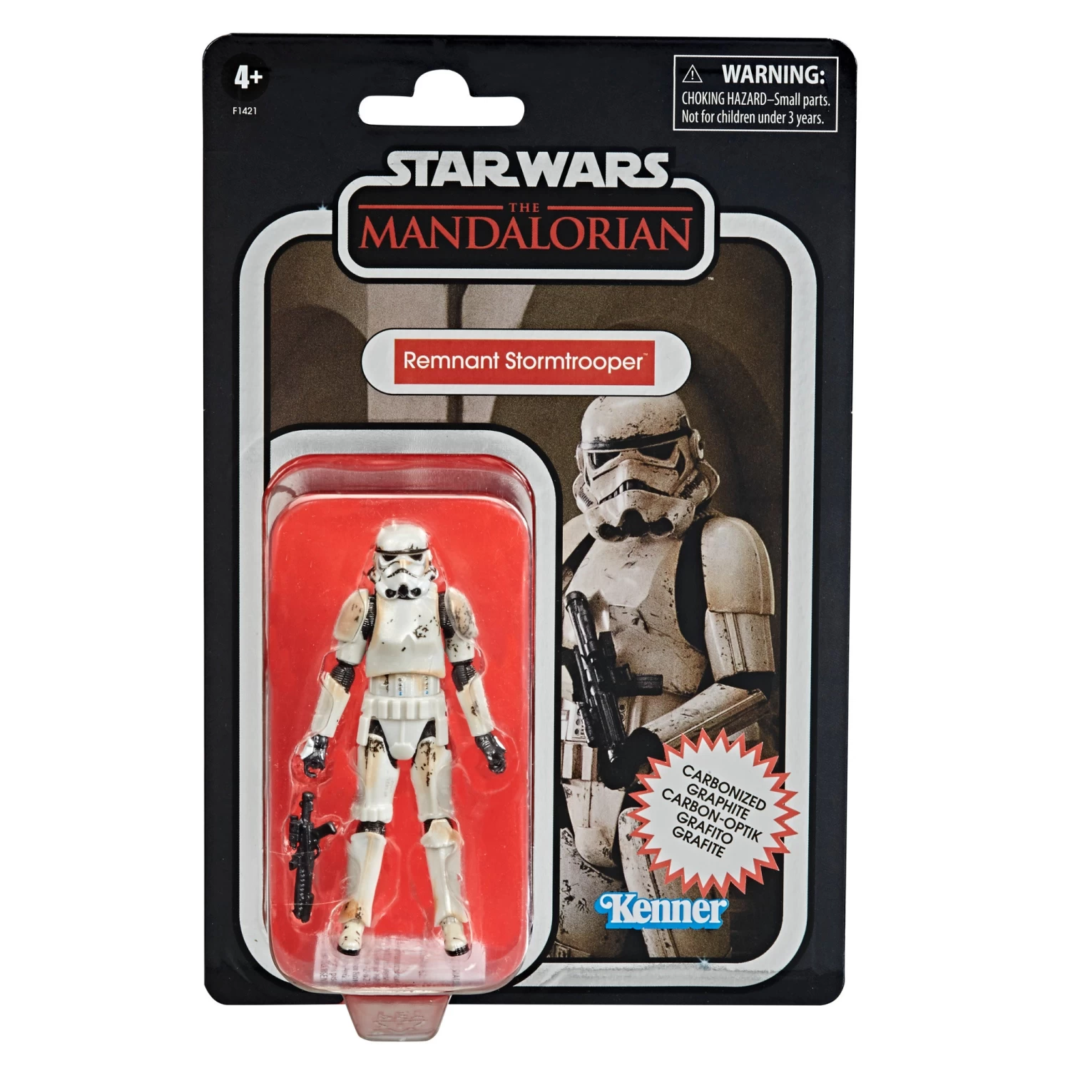 Hasbro Star Wars Vintage Collection Remnant Stormtrooper Carbonized F1421 3.75" Action Figure 5 Hasbro Star Wars Vintage Collection Remnant Stormtrooper Carbonized F1421 3.75" Action Figure - Image 5