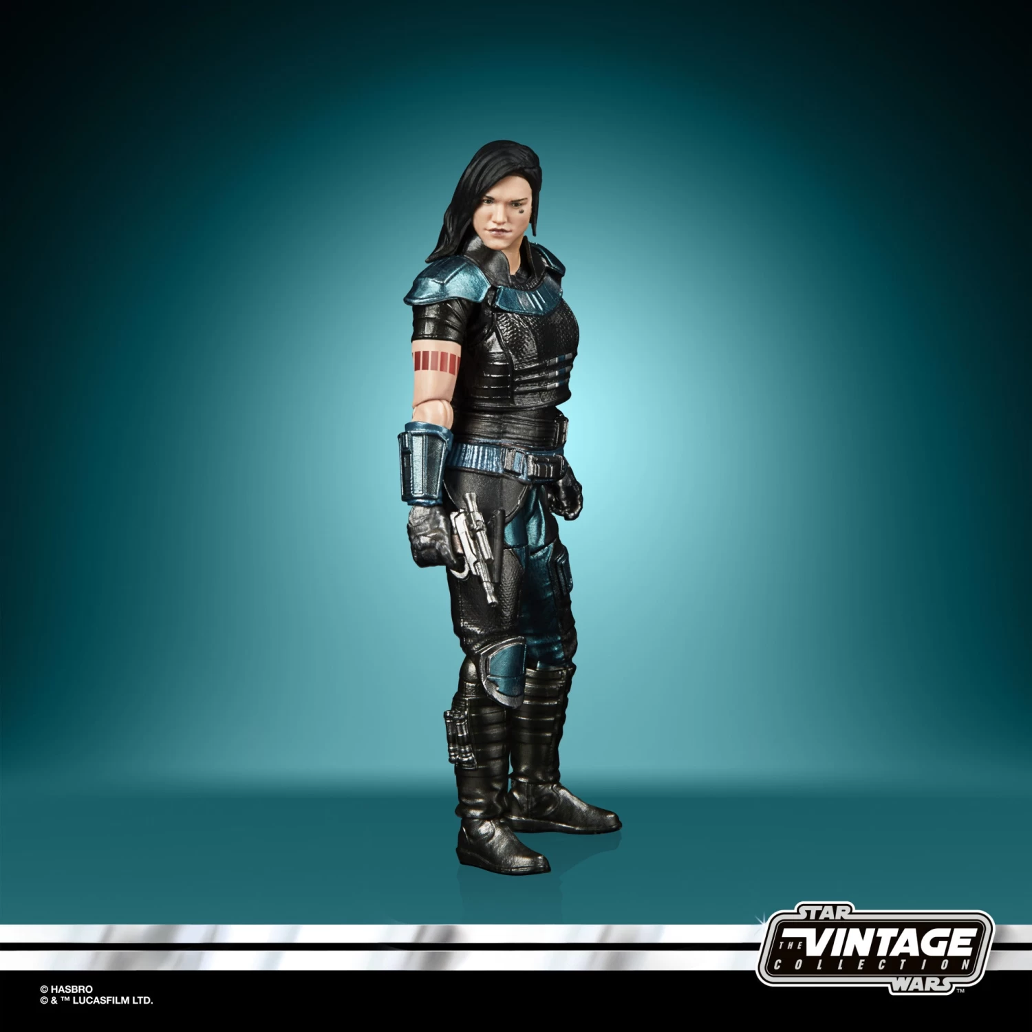 Hasbro Star Wars Vintage Collection Cara Dune Carbonized F1422 3.75" Action Figure 2 Hasbro Star Wars Vintage Collection Cara Dune Carbonized F1422 3.75" Action Figure - Image 2