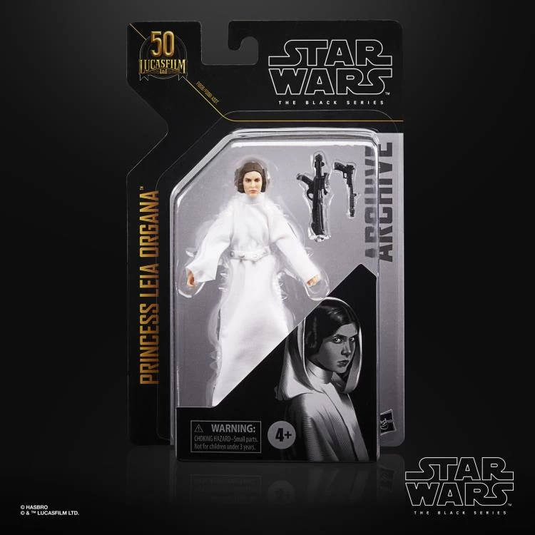 Hasbro Star Wars Black Series Archive Collection Princess Leia (A New Hope) 6 Inch Action Figure 4 Hasbro Star Wars Black Series Archive Collection Princess Leia (A New Hope) 6 Inch Action Figure - Image 4