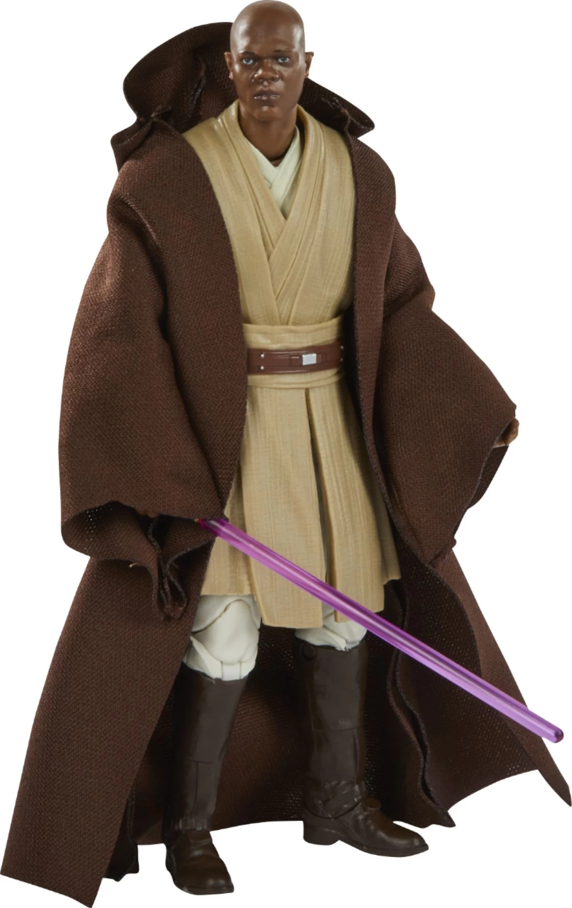 Hasbro Star Wars The Black Series Lucasfilm 50th Anniversary Episode I Mace Windu 6 Inch Action Figure 1 Hasbro Star Wars The Black Series Lucasfilm 50th Anniversary Episode I Mace Windu 6 Inch Action Figure