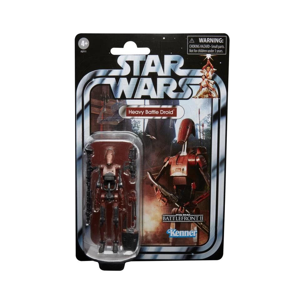 Hasbro Star Wars Vintage Collection Gaming Greats Heavy Battle Droid VC193 3.75" Action Figure 6 Hasbro Star Wars Vintage Collection Gaming Greats Heavy Battle Droid VC193 3.75" Action Figure - Image 6