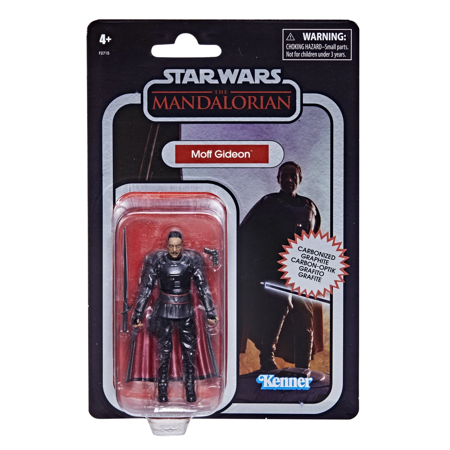 Hasbro Star Wars Vintage Collection Moff Gideon Carbonized F2715 3.75" Action Figure 5 Hasbro Star Wars Vintage Collection Moff Gideon Carbonized F2715 3.75" Action Figure - Image 5