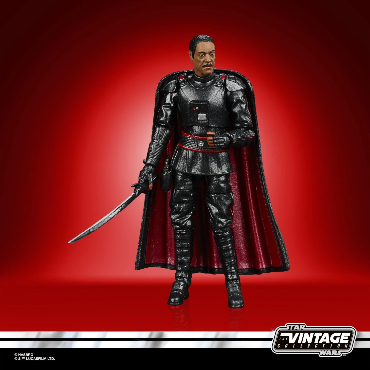 Hasbro Star Wars Vintage Collection Moff Gideon Carbonized F2715 3.75" Action Figure 2 Hasbro Star Wars Vintage Collection Moff Gideon Carbonized F2715 3.75" Action Figure - Image 2