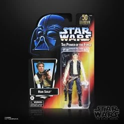 Hasbro Star Wars The Black Series Lucasfilm 50th Anniversary The Power Of The Force Han Solo 6 Inch Action Figure 7 Hasbro Star Wars The Black Series Lucasfilm 50th Anniversary The Power Of The Force Han Solo 6 Inch Action Figure -Popmart 5010993899708
