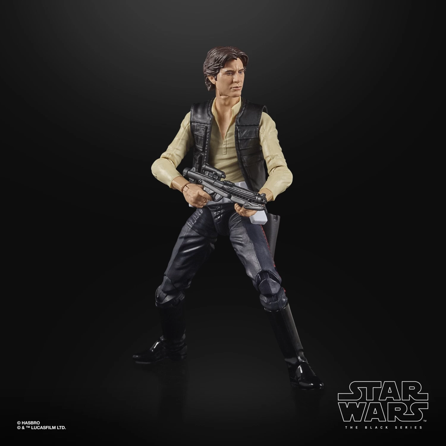 Hasbro Star Wars The Black Series Lucasfilm 50th Anniversary The Power Of The Force Han Solo 6 Inch Action Figure 3 Hasbro Star Wars The Black Series Lucasfilm 50th Anniversary The Power Of The Force Han Solo 6 Inch Action Figure - Image 3