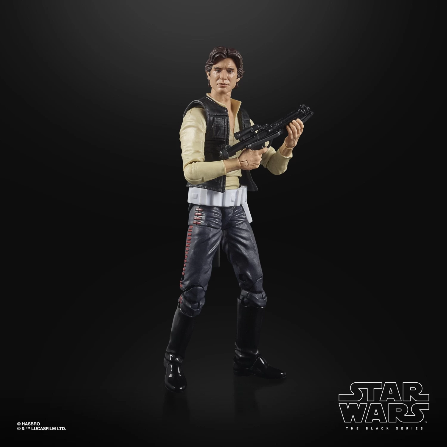 Hasbro Star Wars The Black Series Lucasfilm 50th Anniversary The Power Of The Force Han Solo 6 Inch Action Figure 2 Hasbro Star Wars The Black Series Lucasfilm 50th Anniversary The Power Of The Force Han Solo 6 Inch Action Figure - Image 2