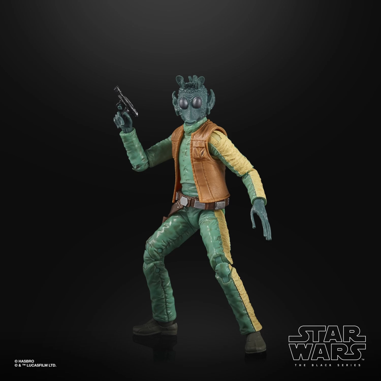 Hasbro Star Wars The Black Series Lucasfilm 50th Anniversary The Power Of The Force Greedo 6 Inch Action Figure 2 Hasbro Star Wars The Black Series Lucasfilm 50th Anniversary The Power Of The Force Greedo 6 Inch Action Figure - Image 2