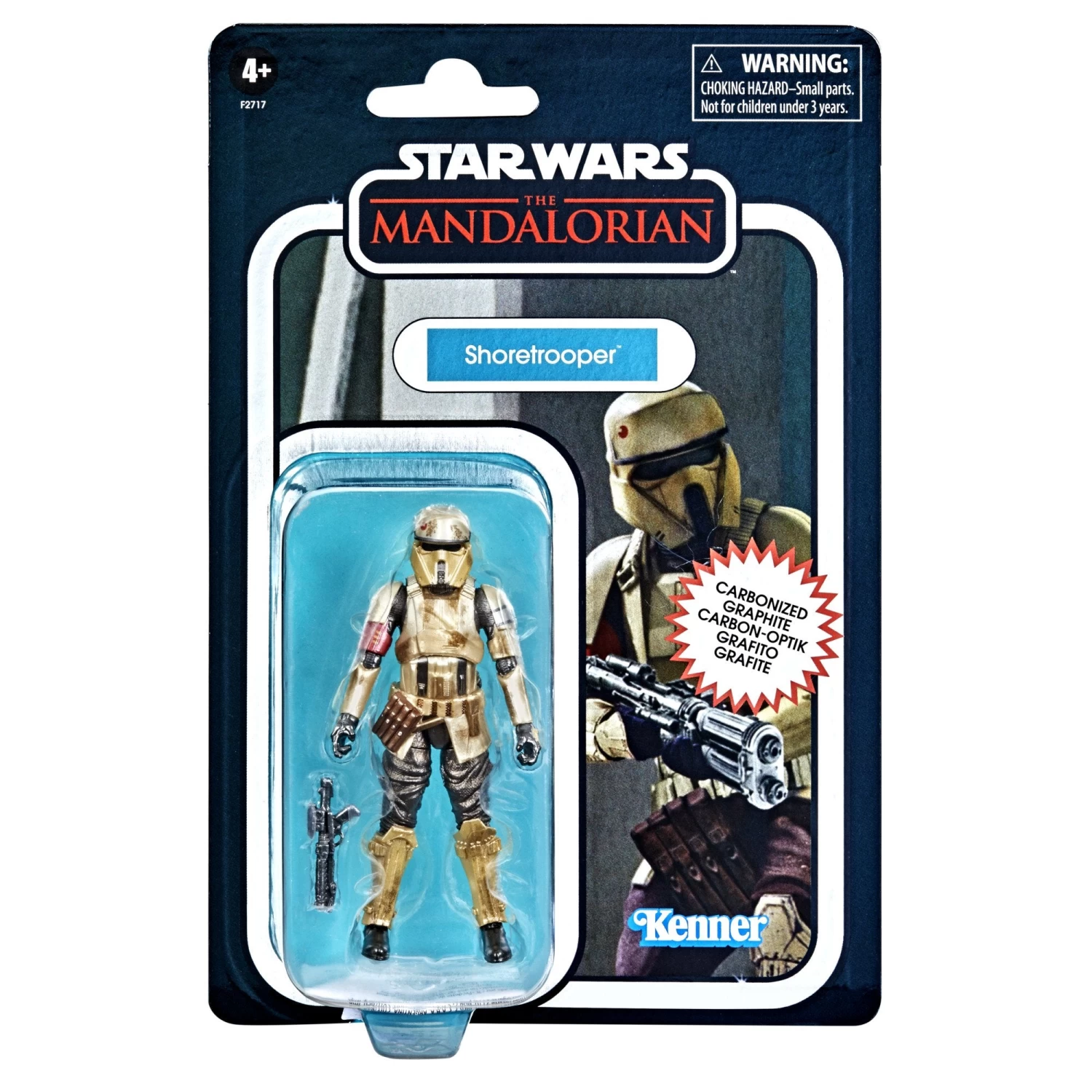 Hasbro Star Wars Vintage Collection Shoretrooper Carbonized F2717 3.75" Action Figure 4 Hasbro Star Wars Vintage Collection Shoretrooper Carbonized F2717 3.75" Action Figure - Image 4