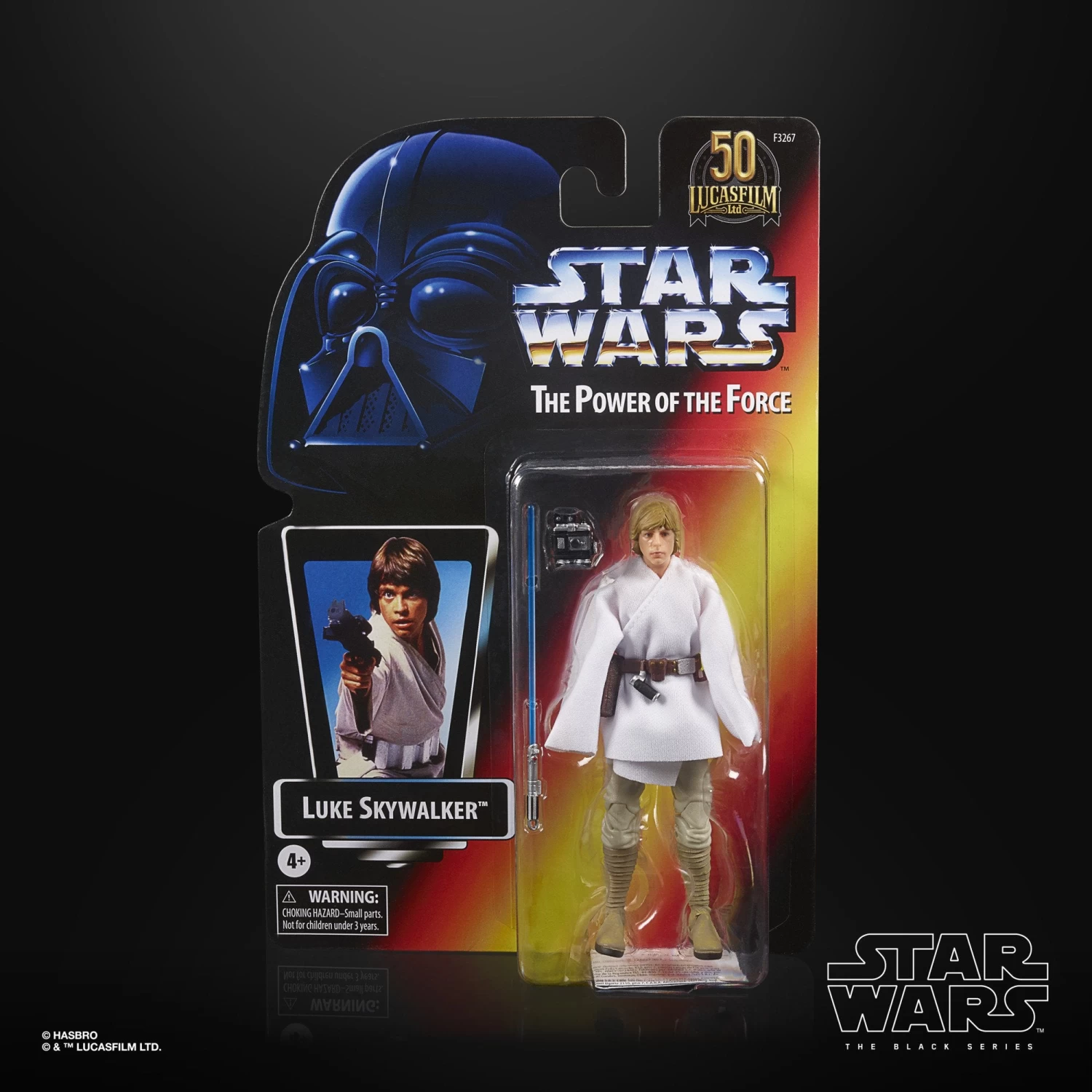 Hasbro Star Wars The Black Series Lucasfilm 50th Anniversary The Power Of The Force Luke Skywalker 6 Inch Action Figure 4 Hasbro Star Wars The Black Series Lucasfilm 50th Anniversary The Power Of The Force Luke Skywalker 6 Inch Action Figure - Image 4