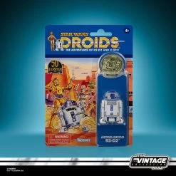 Hasbro Star Wars Vintage Collection Droids Cartoon Artoo-Detoo (R2-D2) 3.75" Action Figure 9 Hasbro Star Wars Vintage Collection Droids Cartoon Artoo-Detoo (R2-D2) 3.75" Action Figure -Popmart 5010993954407