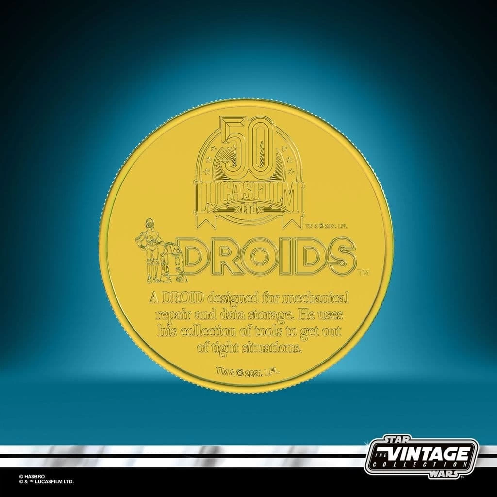 Hasbro Star Wars Vintage Collection Droids Cartoon Artoo-Detoo (R2-D2) 3.75" Action Figure 4 Hasbro Star Wars Vintage Collection Droids Cartoon Artoo-Detoo (R2-D2) 3.75" Action Figure - Image 4