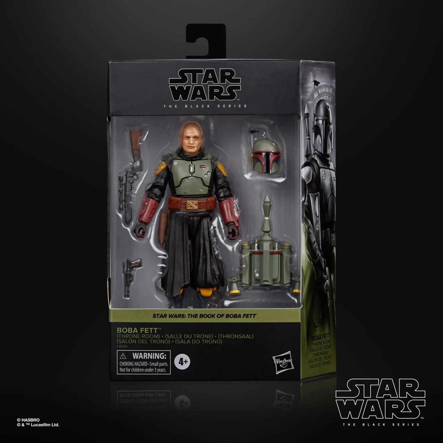 Hasbro Star Wars Black Series The Book Of Boba Fett #02 Boba Fett (Throne Room) 6 Inch Action Figure 4 Hasbro Star Wars Black Series The Book Of Boba Fett #02 Boba Fett (Throne Room) 6 Inch Action Figure - Image 4