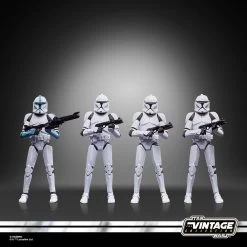 Hasbro Star Wars Vintage Collection Phase I Clone Trooper F5554 3.75" Action Figure 4-Pack