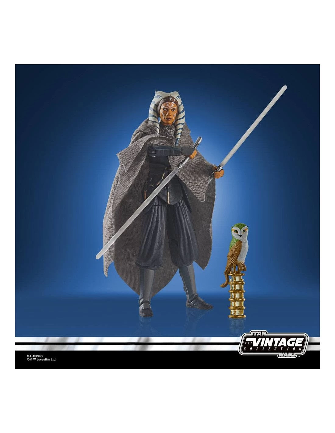 Hasbro Star Wars Vintage Collection Ahsoka Tano & Grogu 3.75" Action Figure 2 Hasbro Star Wars Vintage Collection Ahsoka Tano & Grogu 3.75" Action Figure - Image 2