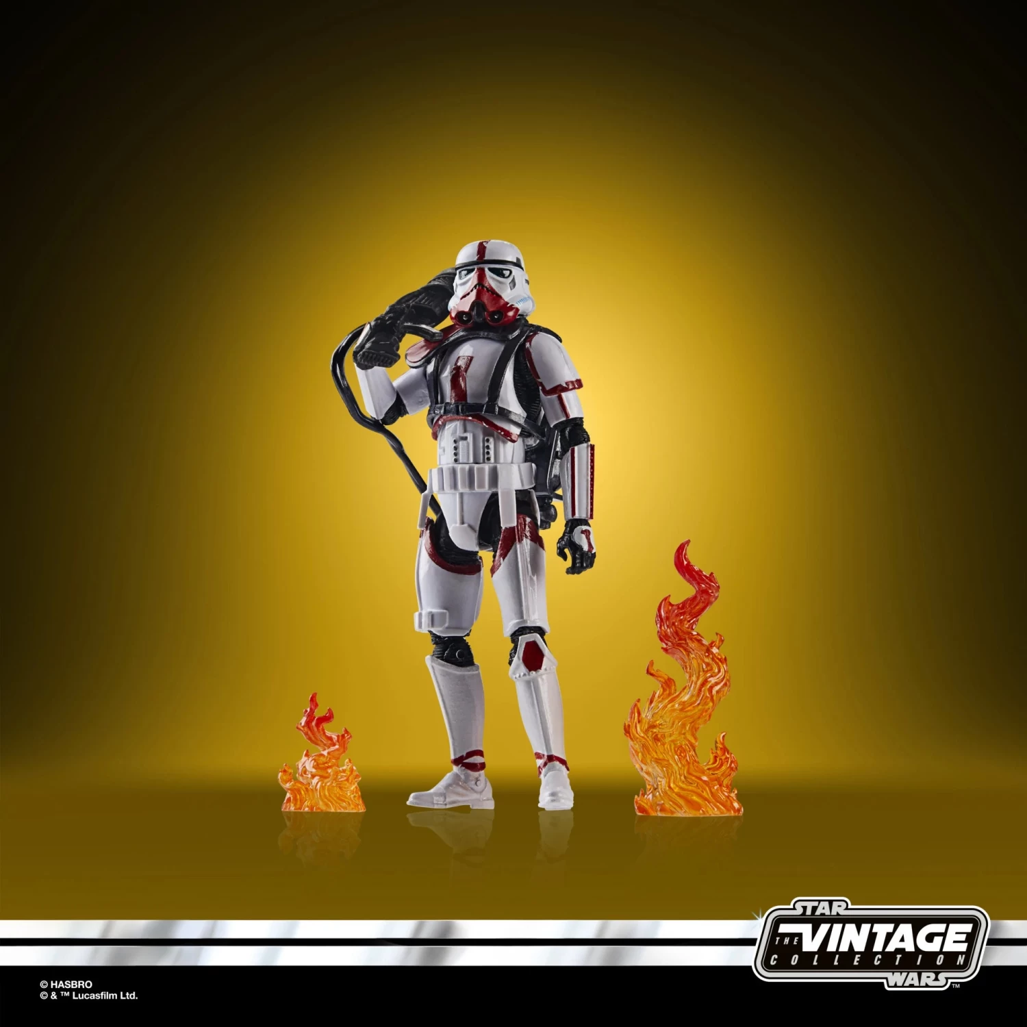Hasbro Star Wars Vintage Collection Deluxe Incinerator Trooper And Grogu 3.75" Action Figure 2 Hasbro Star Wars Vintage Collection Deluxe Incinerator Trooper And Grogu 3.75" Action Figure - Image 2