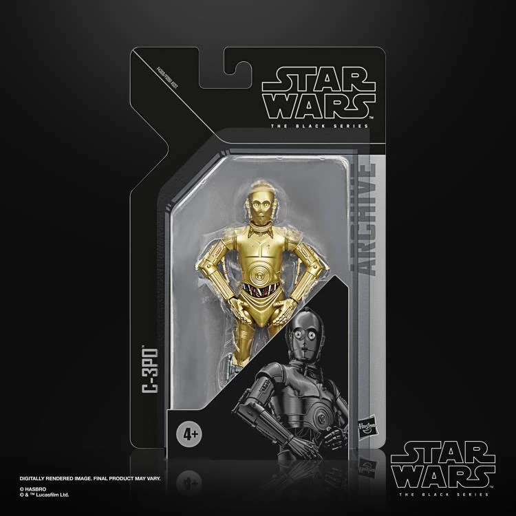 Hasbro Star Wars Black Series Archive Collection C-3PO (A New Hope) 6 Inch Action Figure 5 Hasbro Star Wars Black Series Archive Collection C-3PO (A New Hope) 6 Inch Action Figure - Image 5