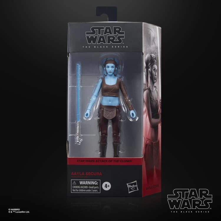 Hasbro Star Wars Black Series Attack Of The Clones #03 Aayla Secura 6 Inch Action Figure 5 Hasbro Star Wars Black Series Attack Of The Clones #03 Aayla Secura 6 Inch Action Figure - Image 5