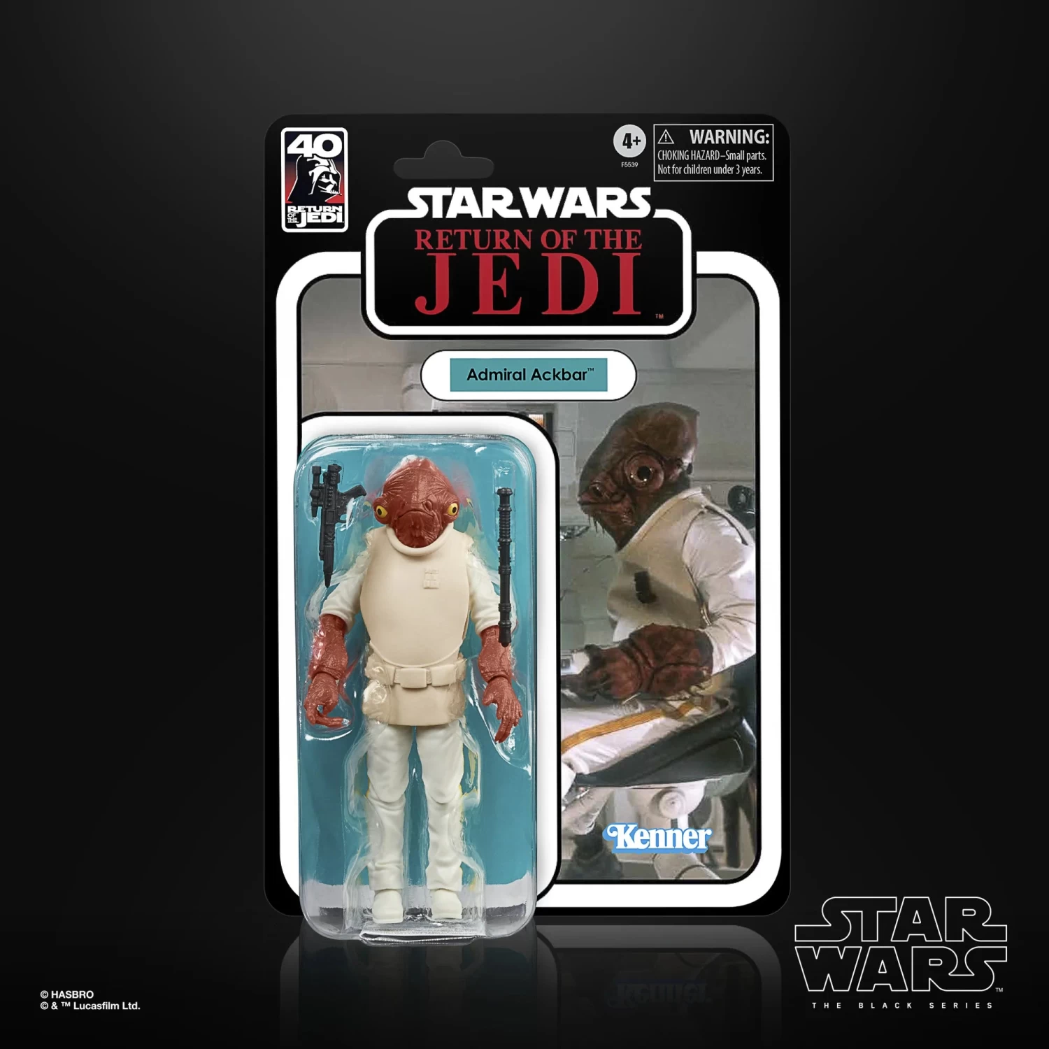 Hasbro Star Wars The Black Series Return Of The Jedi 40th Admiral Ackbar Action Figure 5 Hasbro Star Wars The Black Series Return Of The Jedi 40th Admiral Ackbar Action Figure - Image 5