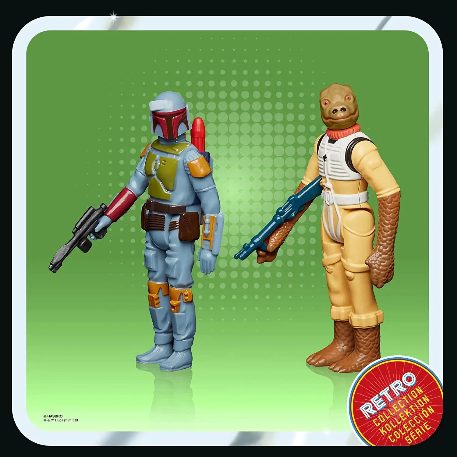 Hasbro Star Wars Retro Collection Boba Fett & Bossk 3.75" Action Figure 1 Hasbro Star Wars Retro Collection Boba Fett & Bossk 3.75" Action Figure