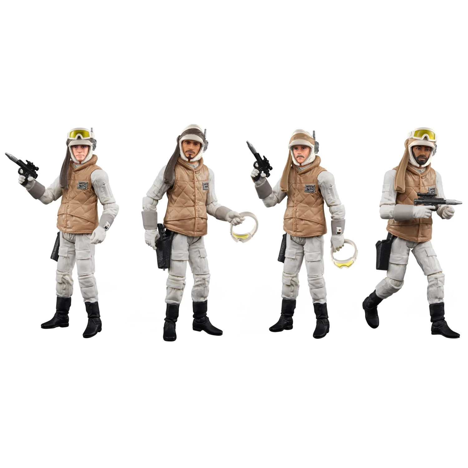 Hasbro Star Wars Vintage Collection Rebel Soldier (Echo Base Battle Gear) F5555 3.75" Action Figure 4-Pack 1 Hasbro Star Wars Vintage Collection Rebel Soldier (Echo Base Battle Gear) F5555 3.75" Action Figure 4-Pack