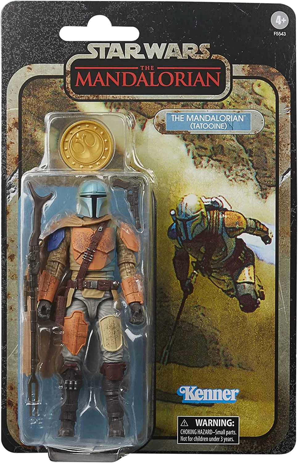 Hasbro Star Wars Black Series Credit Collection The Mandalorian (Tatooine) F5543 6 Inch Action Figure 6 Hasbro Star Wars Black Series Credit Collection The Mandalorian (Tatooine) F5543 6 Inch Action Figure - Image 6