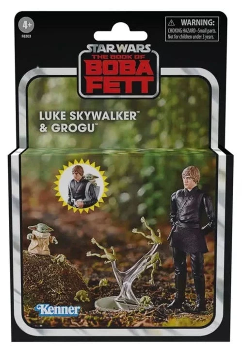 Hasbro Star Wars Black Series Vintage Collection Luke Skywalker And Grogu F8303 3.75" 2-Pack Action Figure 8 Hasbro Star Wars Black Series Vintage Collection Luke Skywalker And Grogu F8303 3.75" 2-Pack Action Figure - Image 8